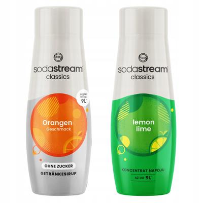 SodaStream Sirope Naranja Zero Sin Azúcar Naranja + Limón Lima