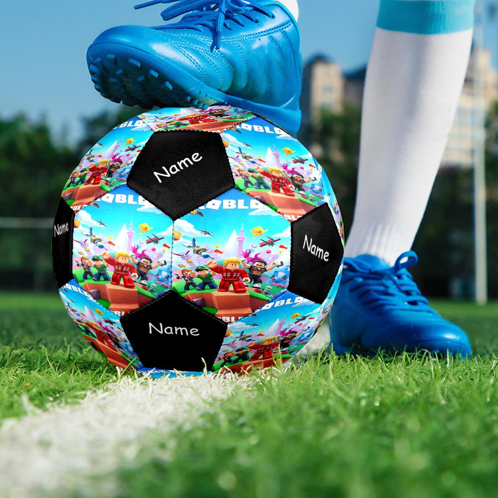Custom Name Roblox Theme Size 5 Soccer Ball, Suitable for Both Indoor and Outdoor Matches, a Gift Suitable for Everyone.