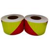 5cm/10cm/15cm/20cm*5M Reflective Adhesive Tapes Fluorescent Yellow-Red Left Right Twill Sticker Reflectors Waterproof  Sheetings