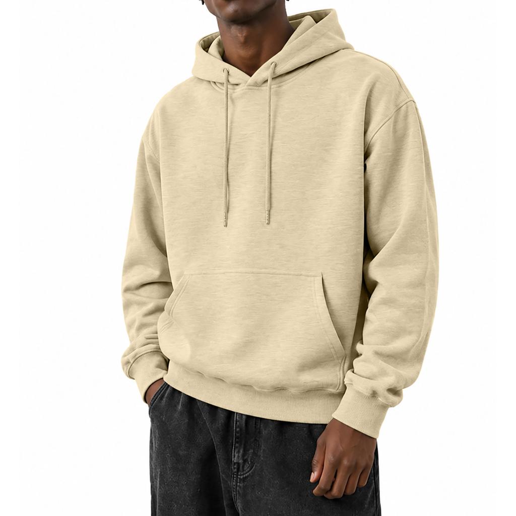 Herren Kapuzenpullover Farbe, Langarm Freizeit Lockerer Pullover
