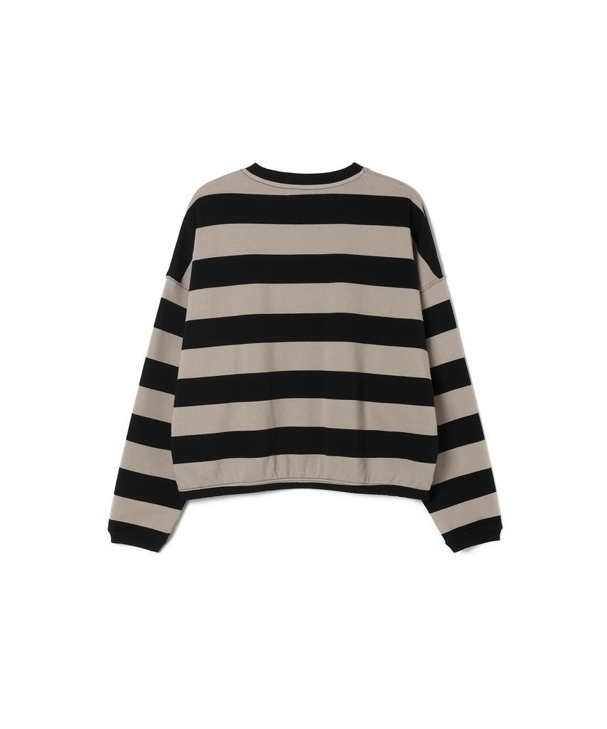 Seutyudioaenpaleukeu Big Striped T-Shirt_Beige