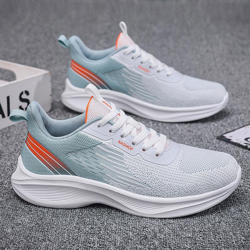 Junior High School Students Sports Shoes Men's Running Shoes Student High School Entrance Examination Special Shoes Youth Breathable Non-slip Lightwei