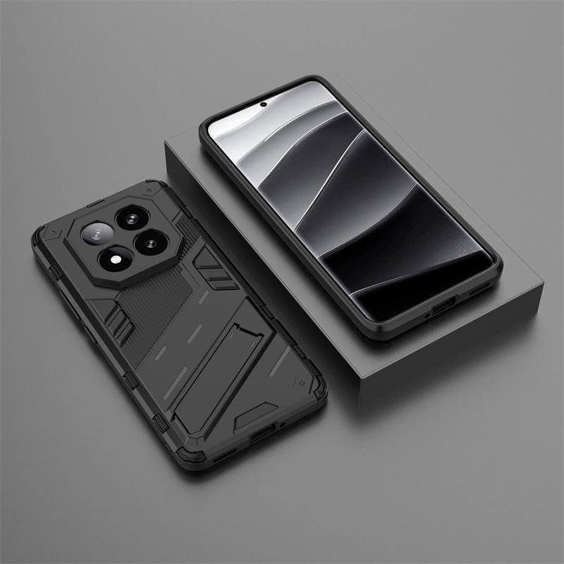 Note14 Pro+ Case Armor Shockproof Phone Cases For Xiaomi Redmi Note 14 Pro Note14Pro 5G 4G Magnetic Holder Stand Back Cover