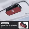 BBJS7 Car Sun Visor Glasses Case Sunglasses Holder For BMW F30 F10 E90 F20 E46 E60 E70 E39 E36 E87 Car Interior Accessories keychain