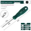 Multishape Screwdriver: Y, U, Triangle, Inner Cross, Three-Point - Ideal for Bull Socket and Small Appliance Disassembly