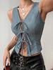 Summer Tie-Up Slim Fit Fashion Top for Women