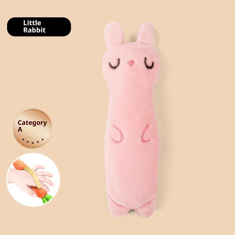 1/2PCS Baby Soothing Toy Plush Fruit Doll Infant Anti Startle Sleep Aid Holding Ring Newborn Comfort Toy