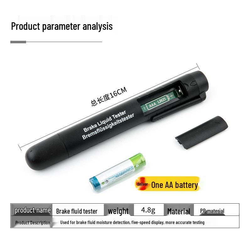 High Precision Brake Fluid Inspection Pen and Detector Tool