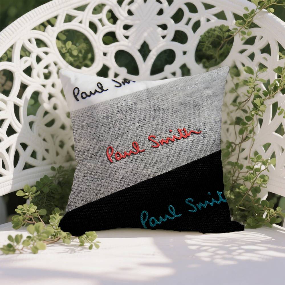 Popular P-Paul Of Cool Smith-B Pillow Case Anti-dustmite Pillowcase Invisible Zipper Silky Short Plush Sofa Cushion Cover