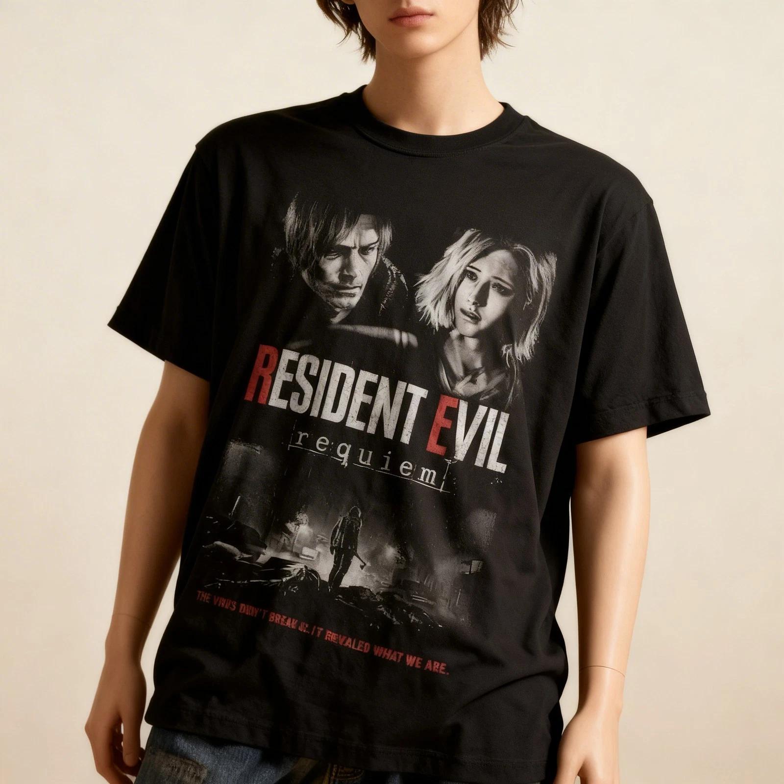Resident Evil Requiem, Leon kennedy T-shirt, Gif For Fan 4XL