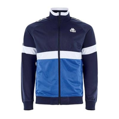 Jachetă de trening pentru bărbați, bloc de culori, regular, cu mânecă raglan