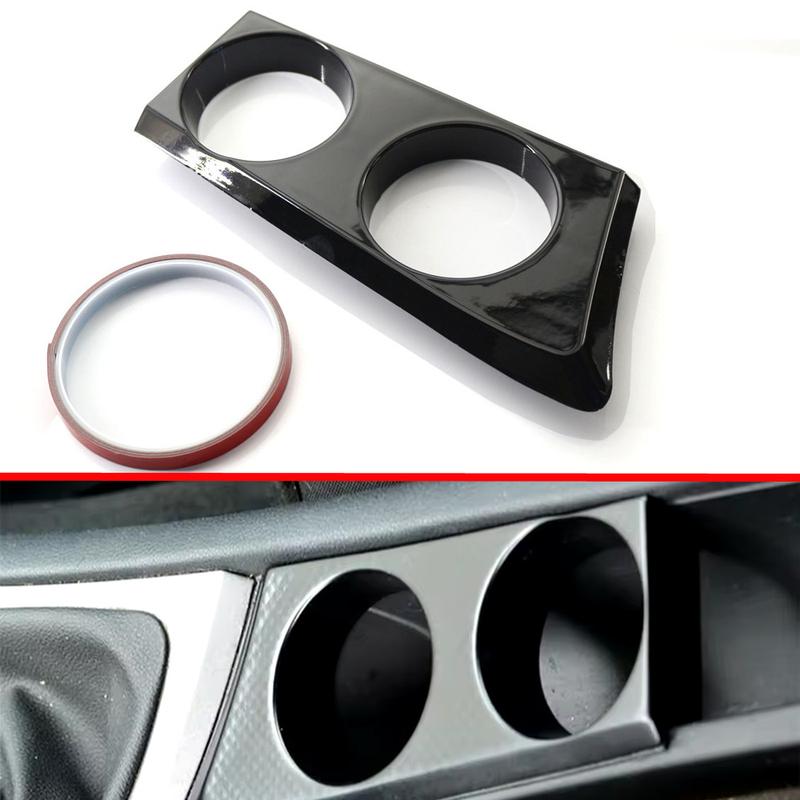 1pc Auto Accessories Car Center Console Cup Bottle Holder Frame Sticker for BMW E81 E82 E87 E88 1 Series 120i 2004-2011 LHD