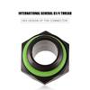4 stücke G14 Gewinde Fitting Hex Adapter Stecker für Computer Wasser Kühlung System Schwarz