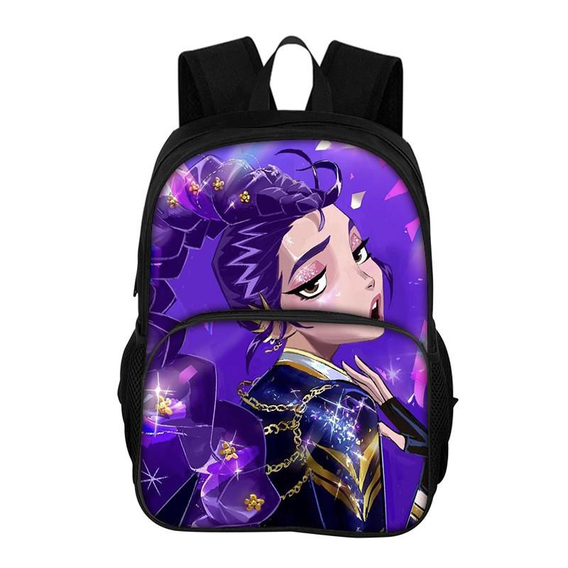 Hunter Witches Kpop Backpack With Oxford Fabric And Breathable Cushion Straps For School Students