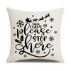 Christmas Pillow Case Christmas Red Snowflake Christmas Tree Home Decoration Pillow Case