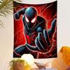 "Dynamic Red and Black Superhero Design" Patterned Tapestry Decorative Wall Hanging, Home Bedroom Living Room Decor