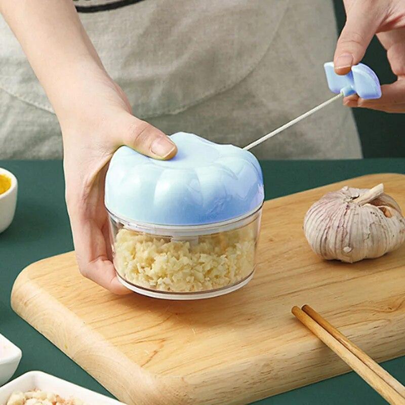 Un Tirante Domestico Opzionale a Due Colori Mini Zucca Aglio Tirante Buon Aiutante Gadget da Cucina Taglio e Pressatura Manuale