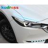 För Mazda CX-5 CX5 KF 2017-  2024 Kolfiber Bil Strålkastare Ögonbrynsskydd Dekorationslist Strålkastare Ögonlockslister Exteriör Tillbehör