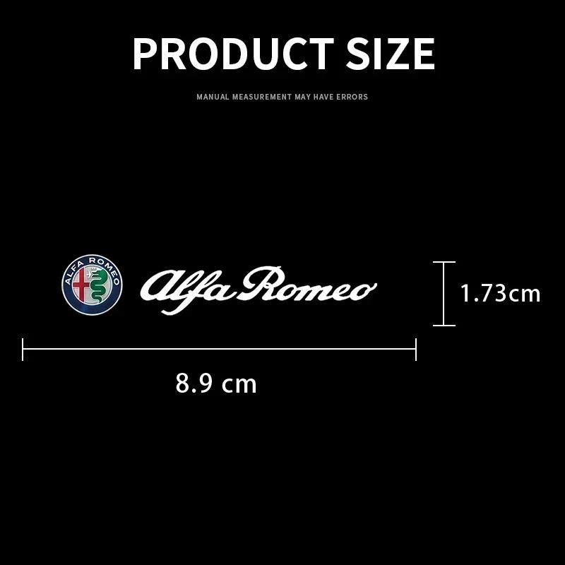 Samolepky na auto Pro Alfa Romeo 1/2/5/10ks Logo auta Kliky dveří auta Samolepky proti poškrábání Pro Alfa Romeo Giulietta GT 159 147 156