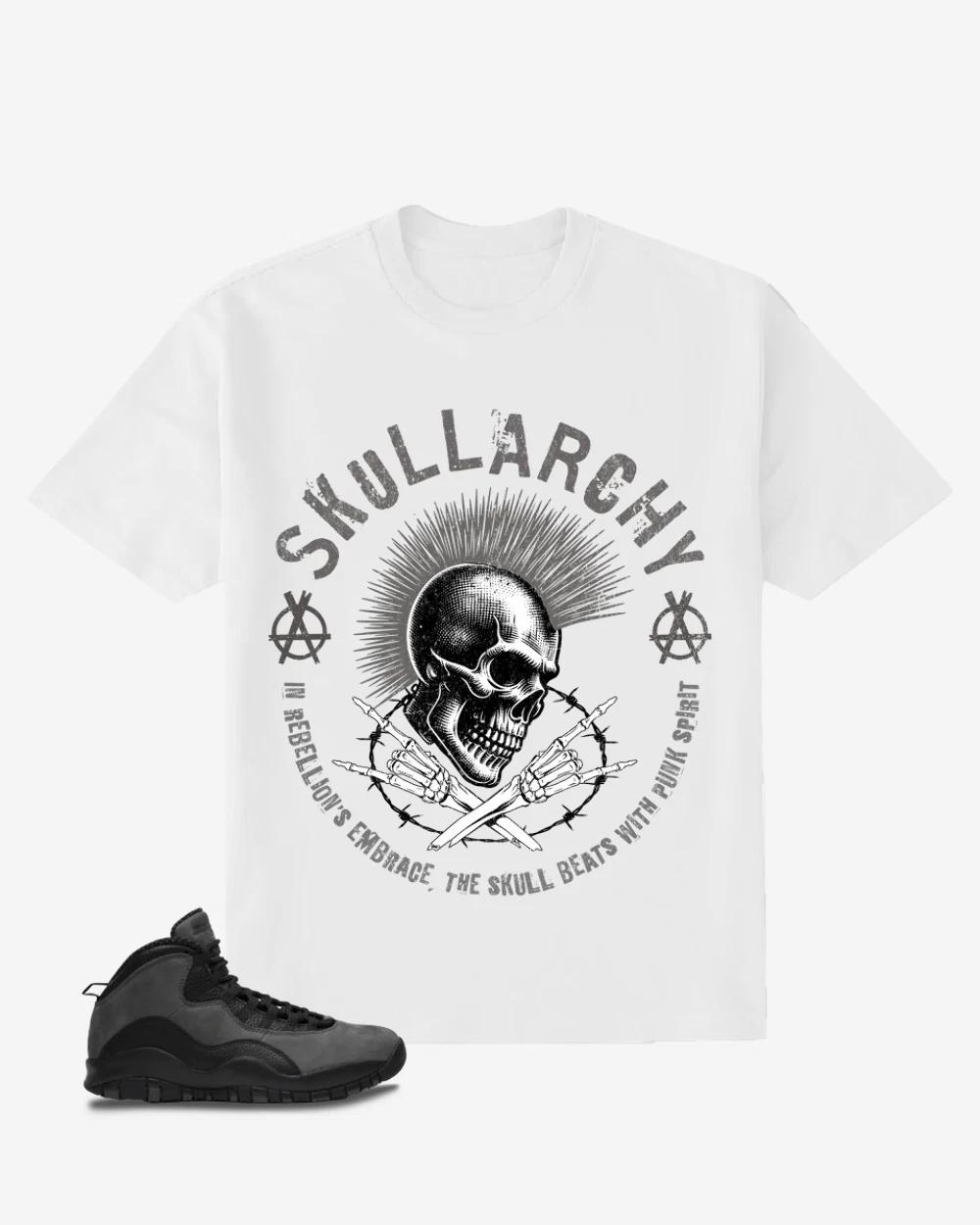 Skull Punk Oversized T-Shirt 2XL
