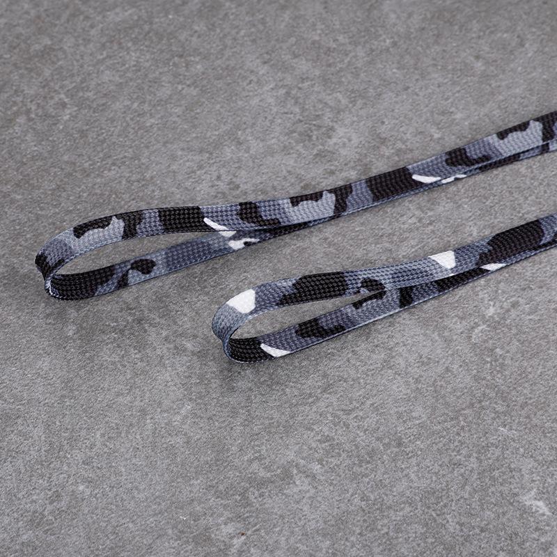 

1 пара плоских шнурков кремового цвета с камуфляжным принтом для кроссовок AF1, ширина 0,8 см, 120/140/160 см, шнурки для обуви, аксессуары для обуви 120cm чёрный