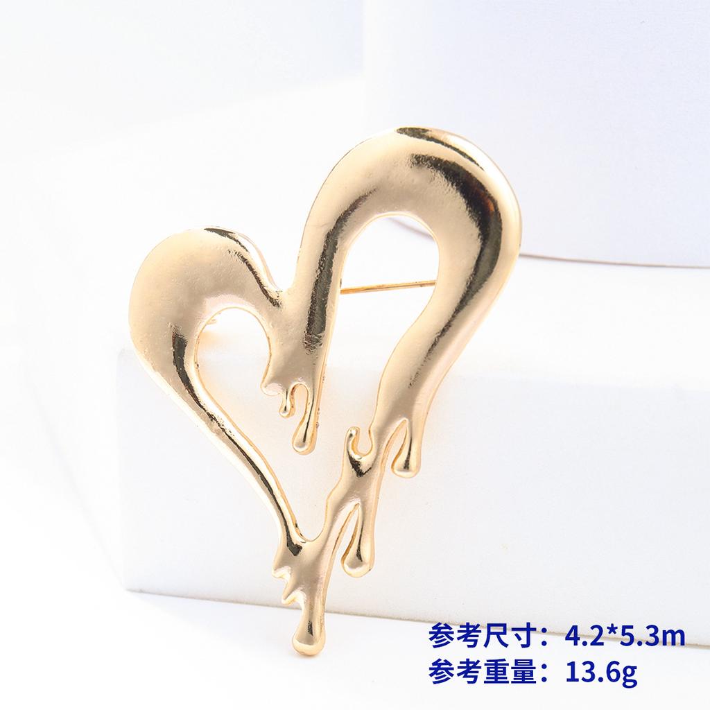 Vintage Fashion Brooch Niche High-End Sense Rhinestone Personalized Alloy Crown Corsage Bow Pin Accessories