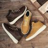 Golden Sapling Plus Size 39-46 Man Shoes Concise Casual Outdoor Shoe 2025 Spring Microfiber Leather Mid Cut Man Footwear