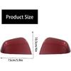 Compatible with Tesla Model Y Side Mirror Cover Replacement    2024, Left & Right Side Rearview Mirror Cover Cap for Model Y Accessories(red)