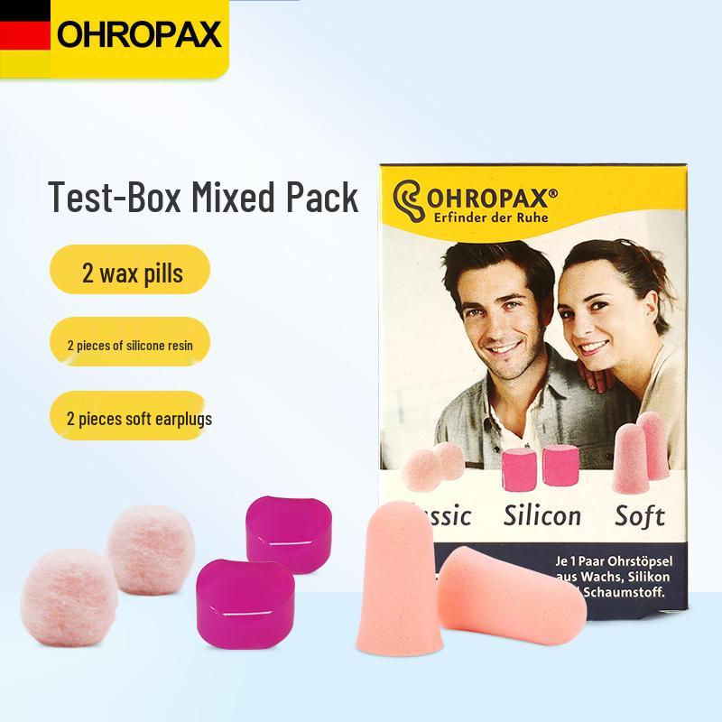 German Silicone Earplugs for Sleeping, Noise Reduction, Soundproof M