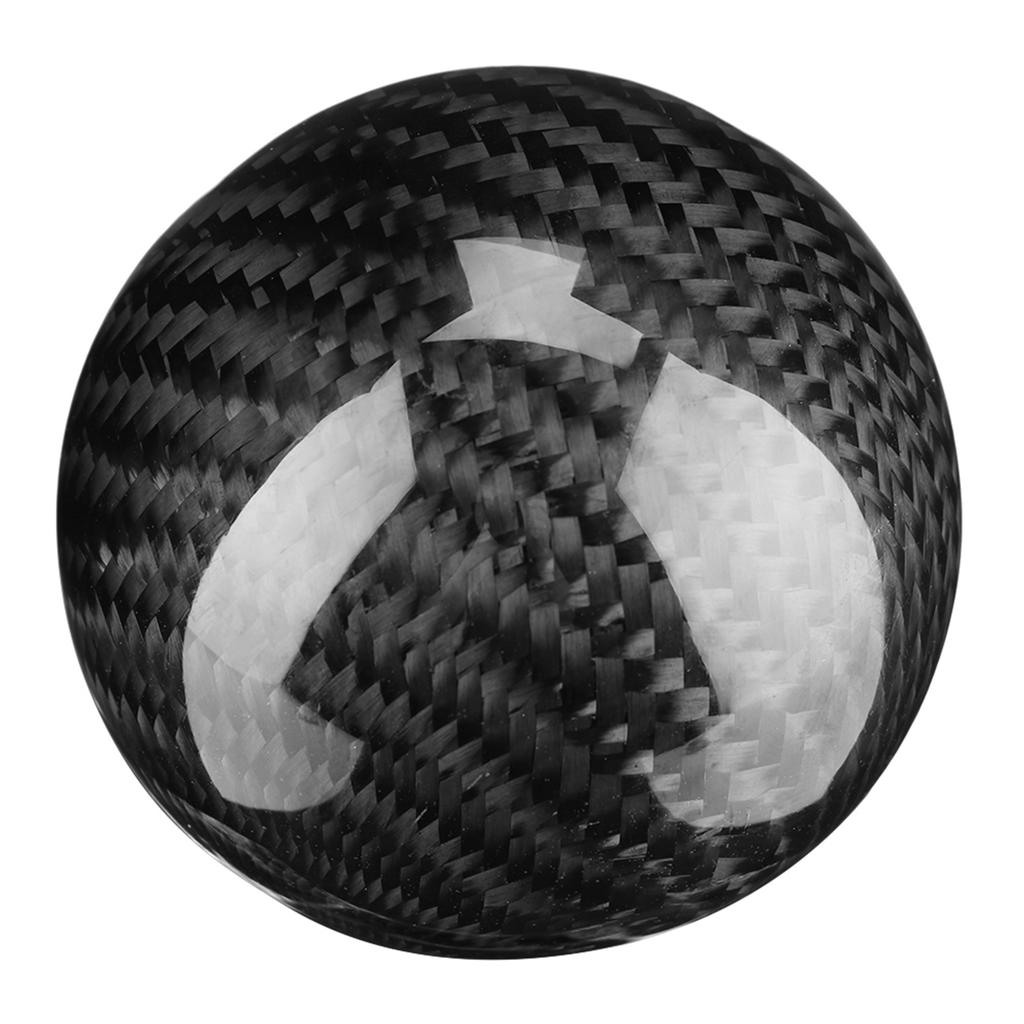 Car Universal Modification Carbon Fiber Manual Knob Gear Shift Head Shifter
