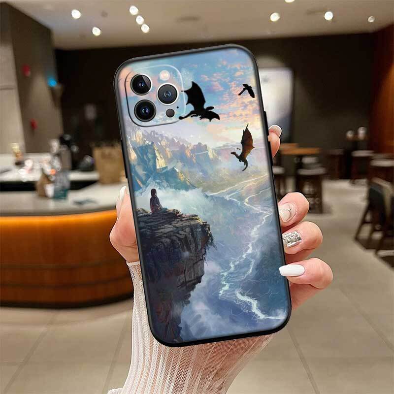 Fourth wing dragons Phone Case for Redmi Note 12 12S 12C 13 13C 13R 14 14S 14R 14C 11A 13X A3 A3X A4 A5 Pro Max Plus