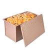 Toast-Kastenform aus Karbonstahl, antihaftbeschichtet, für Bar, Brot, Kuchen, Brownie, rechteckige Backformen für die Küche mit Deckel, Backwerkzeug