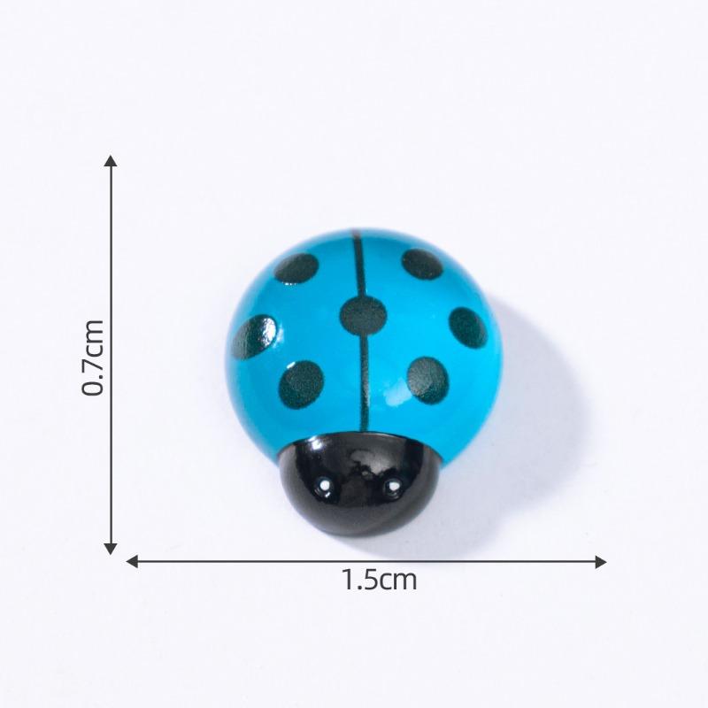 Luminous Little Ladybug Cute Grain Garden Landscape Decoration Blind Bag AccessoryMicro-landscape Small Ornament