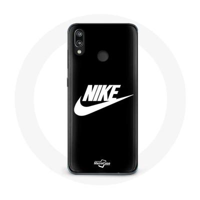 Husă - Nike - P20 Lite - Moale - Negru - Logo Alb