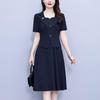 Women's Faux Two-Piece A-Line Dress