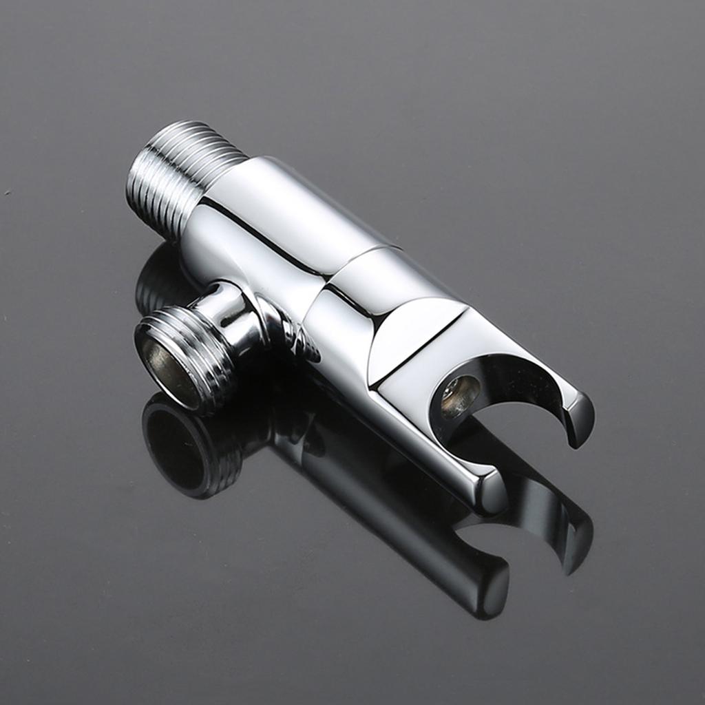 Brass Angle Valve with Support Versatile 1/2 Thread Interface Valves Stable Water Pressure Valves Suitable for Home Use