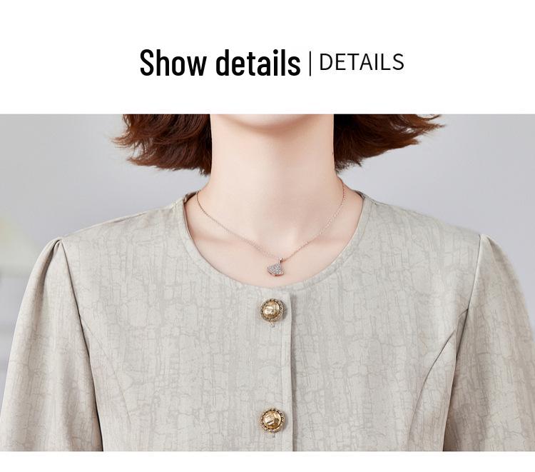 Mom's 2025 Spring Fashion: Stylish Two-Piece Set for Middle-Aged and Elderly Women