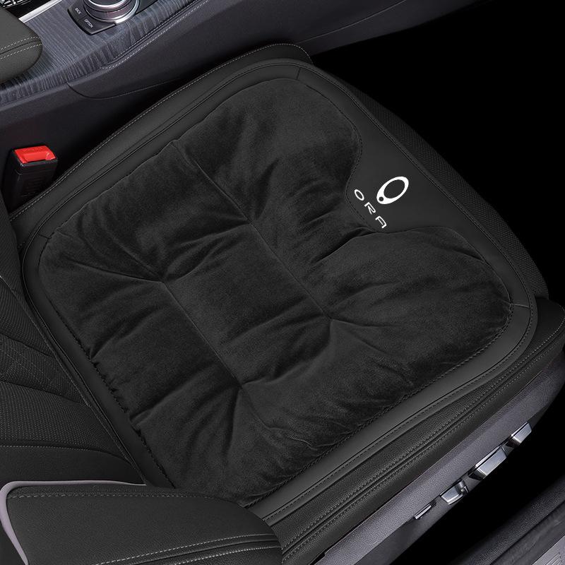 Ora Car Seat Cushion: Suitable for Good Cat, White Cat, Black Cat, Lightning Cat, and Ballet Cat Models. Winter Plush Heated Cushion.