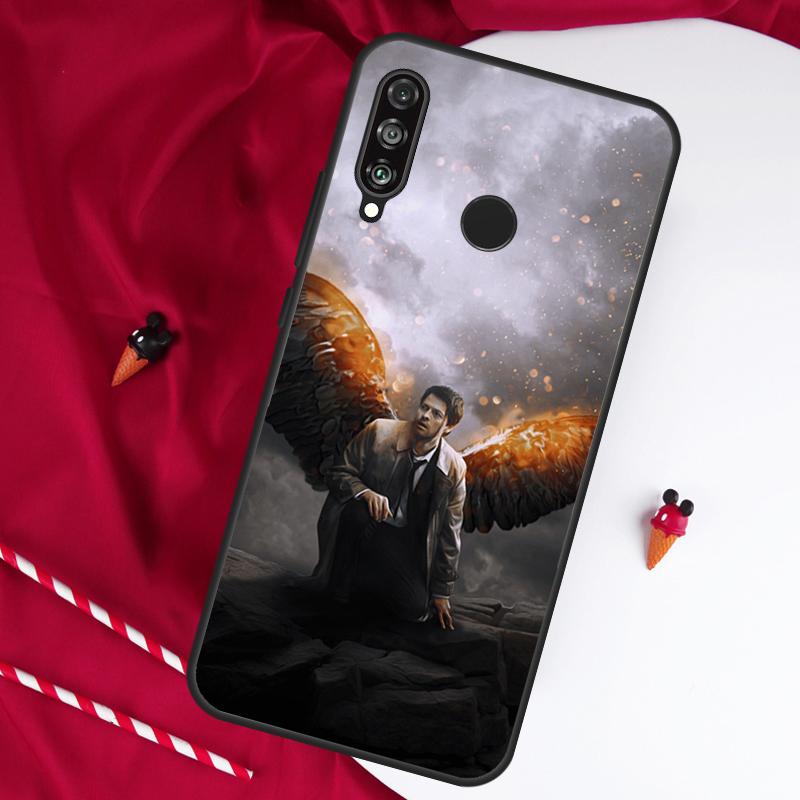 Supernatural Castiel Angel For Huawei Nova Y61 Y91 Y90 Y70 Y60 Y72 12s 12i 11i 7i 8i 9 10 SE P60 Pro P30 P40 Lite Case