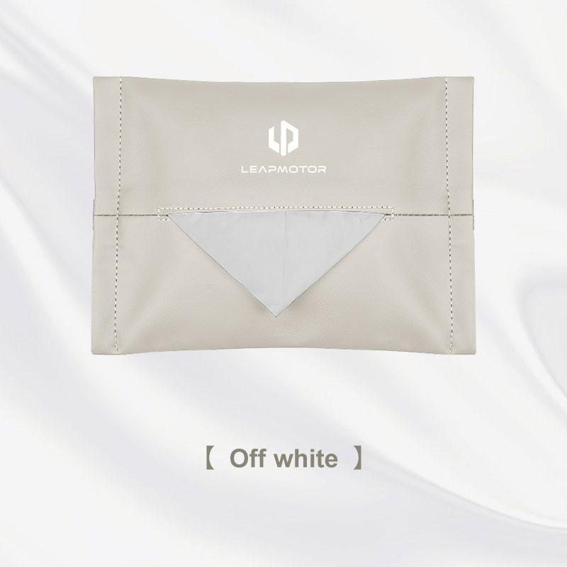 

For Leapmotor T03 S01 C11 C01 C10 Leap Motor Car Interior Tissue Bag Leather Auto Seat Back Napkin Storage Visor Box Accessories