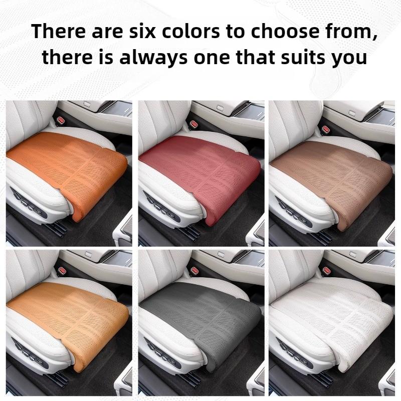 Car Seat Extended Footrest Driver and Passenger Leg Rest Universal Car Seat Cover Leather Breathable Non-slip Cars Seats Cover