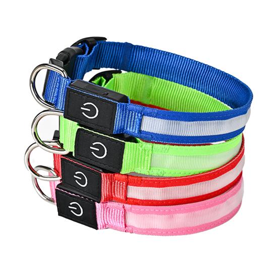 LED Köpek Tasması Şarj Edilebilir Işıklı Köpek Tasması 3 Işık Modu Ayarlanabilir Işıklı Tasma Gece Güvenliği Akşam Yürüyüşleri İçin