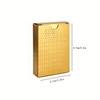 Premium Gold Water Repellent Playing Cards Great for Poker Parties and Games Halloween/Thanksgiving Christmas Gifts