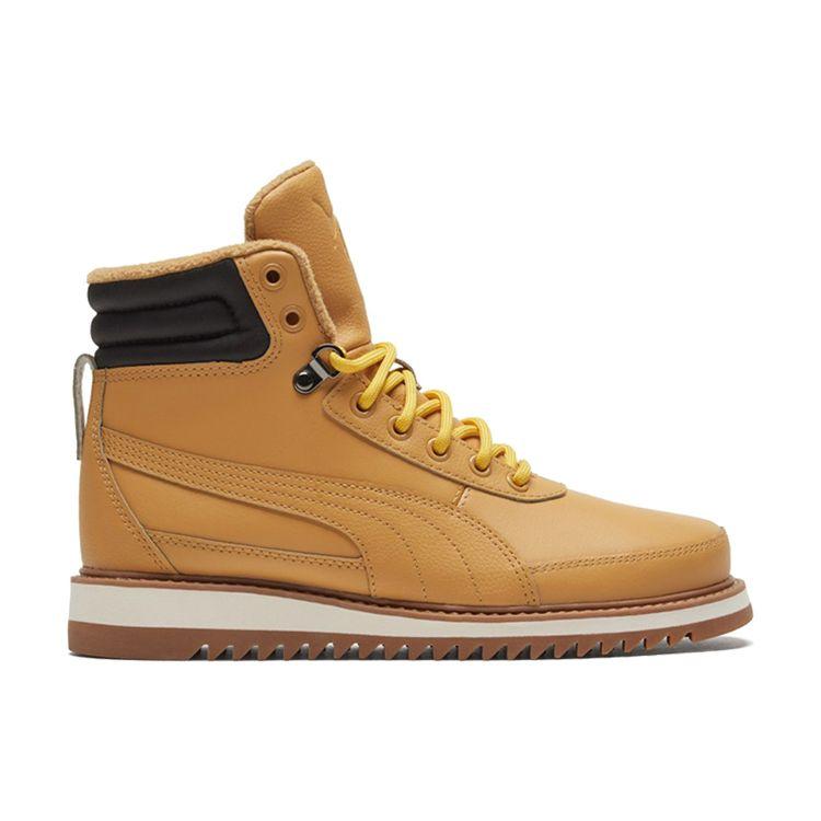 Puma Desierto V2 Unisex Taffy Khaki Yellow Black White Brown 373025-01