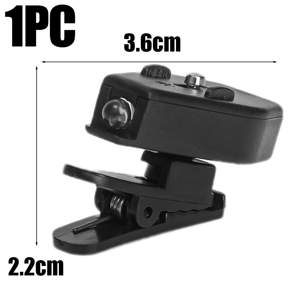 Universal LED Eyeglass Clip Night Light 360°rotation Outdoor Camping Fishing Mini Glasses Night Lamp Accessory with Button Cell
