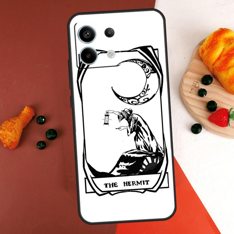 The Hermit Tarot Card Case For Xiaomi Redmi Note 13 14 Pro 9 10 11 12 Pro 10S 11S 12S Redmi 13C 10C 12C 14C Coque