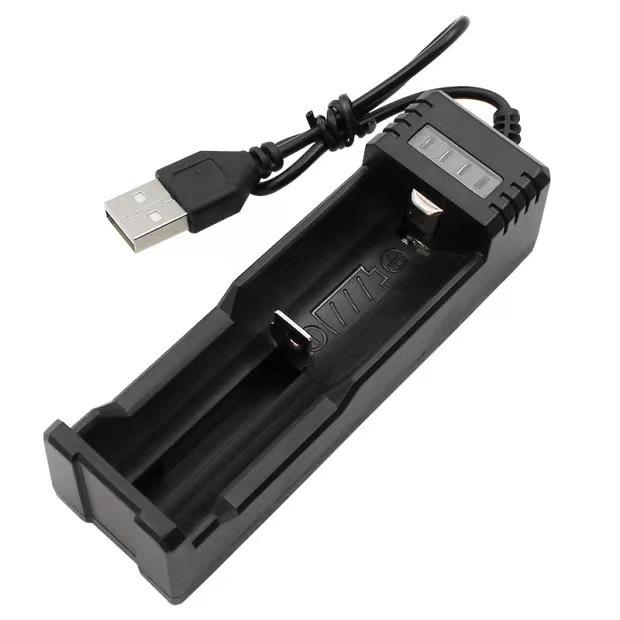USB-зарядное устройство для литий-ионных аккумуляторов 26650 3,7 В/4,2 В, однослотное