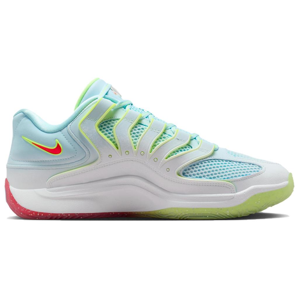 Nike KD 18 Śnieg Męskie Trampki Białe Volt Jasnoczerwone HV1996-100