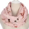 with Frayed Hem Animal Scarf Soft Shawl Wrap New Design Cat Print Scarf