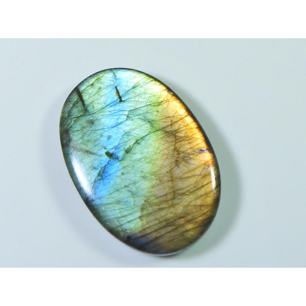 

24X35MM Natural Labradorite Pink Purple Flashy Oval Cabochon Loose Gemstone SK-3246